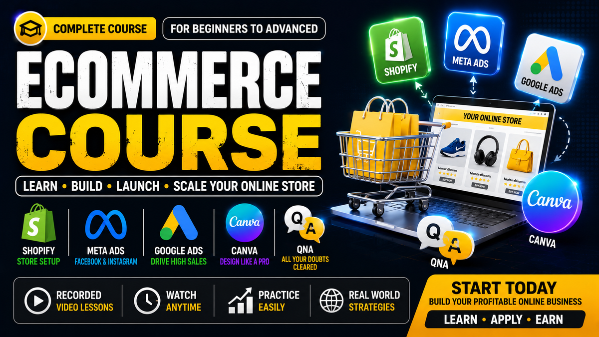 E-Commerce Full Master Course